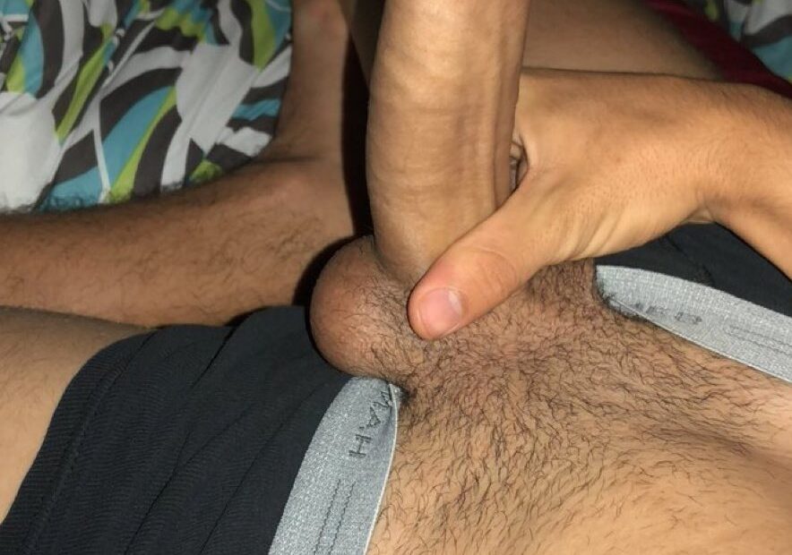 Big dick with trimmed pubes