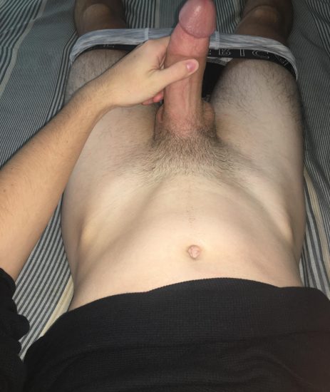 Boy with a fat boner