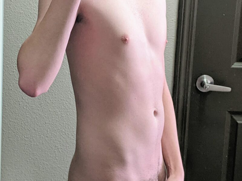 Twink with a curved dick
