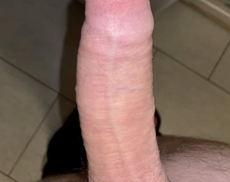 Smooth shaved hard dick